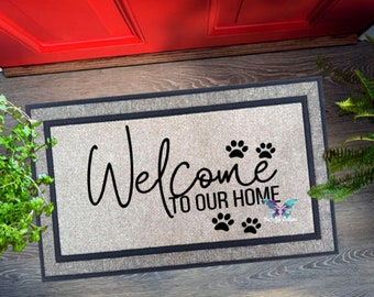 Welcome to our Home Paws Indoor/Outdoor Mat
