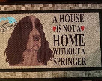 Springer Dog Indoor/Outdoor Mat