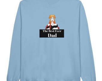 Classic Unisex Crewneck Sweatshirt The Best Ever Dad Adorable Cute Meaningful inspirational Words Father's day gift