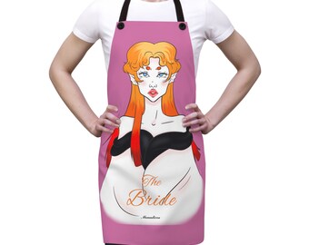 The Bride | Anna | Light Pink | Adorable Apron (AOP) | Hen Party | Hen Night