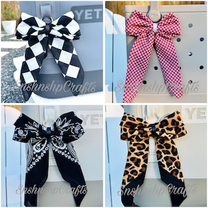 Bandana Bow Keychain Yeti Camino Bogg Bag Tote Accessories
