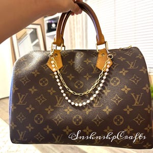 Pearl Double Chain Handbag Accessory