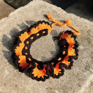 Halloween Pet Decoration, Devil Collar, Halloween Cat Collar, Cat Collar, Cute Dog Collar, Cute Cat Collar, Handmade Pet Collar