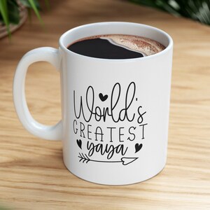 Worlds Greatest Yaya Mug, Mothers Day Gift, Yaya Gift, Grandmother Gift