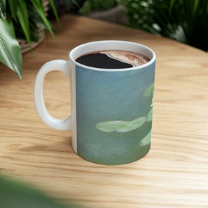 Claude Monet, Water Lilies, Fine Art Ceramic Mug, 11oz