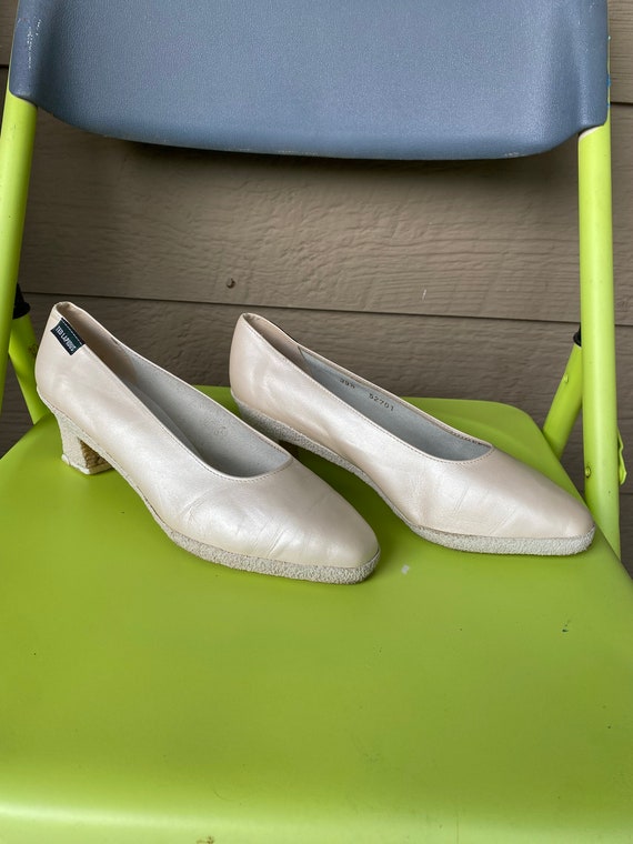 Vintage Designer Wedding Bridal Shoes - Size 8.5 - image 1