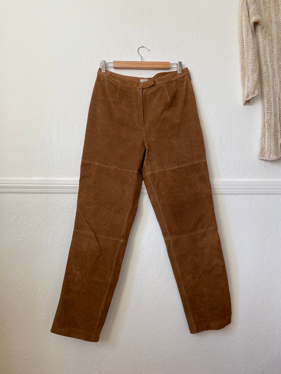90s Suede Leather Pants (S)