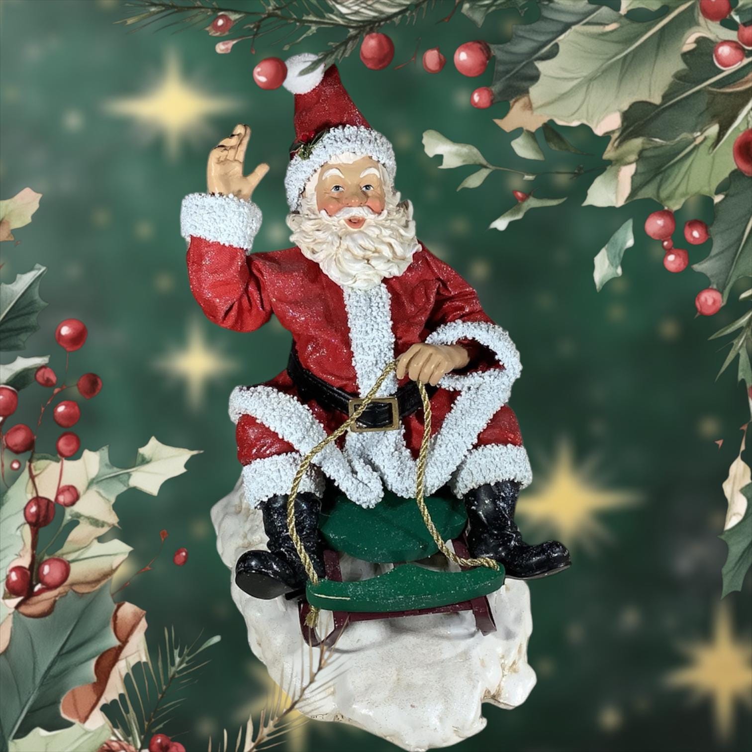 Possible Dreams Clothtique Santa - Etsy