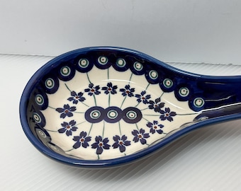 Boleslawiec Polish Pottery Spoon Rest-Large