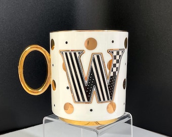 MacKenzie Childs  “W” “My Mug”