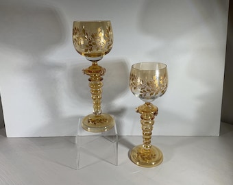 Fritz Heckert , Pair of Hock Roemers 1890/1910 ( GC1544 ) - Etsy