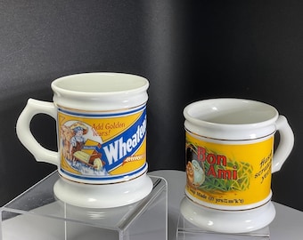 Colecciones de tazas de la tienda de la esquina, par vintage