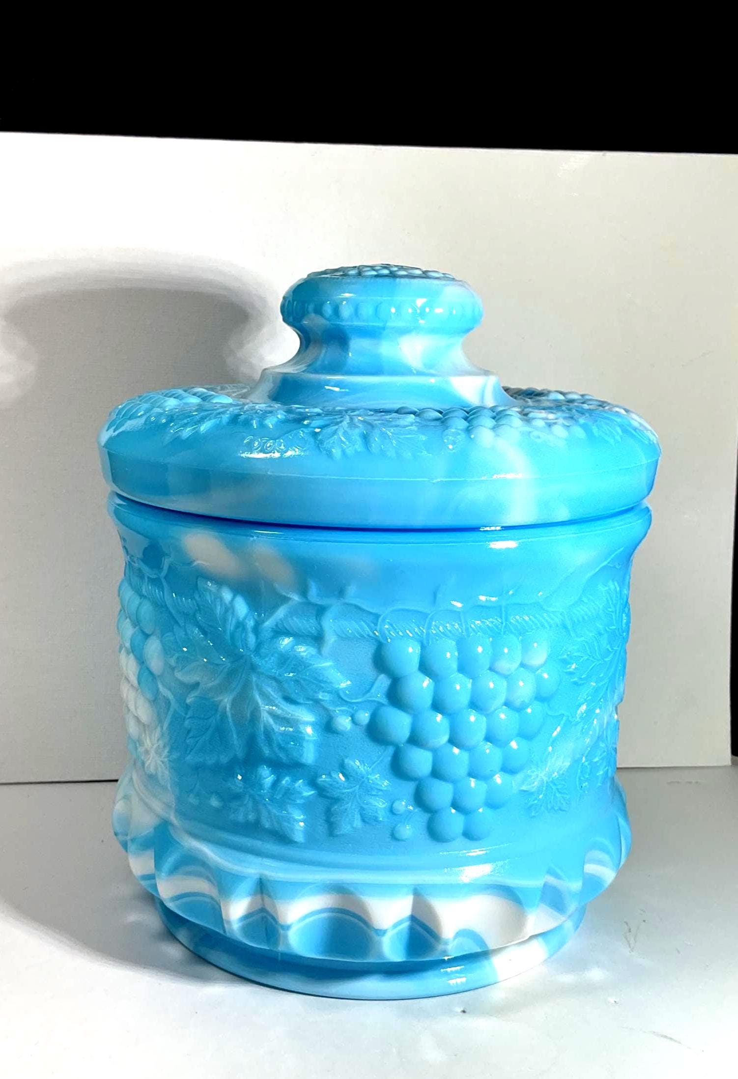 fenton tobacco jar Fenton Tobacco Jar