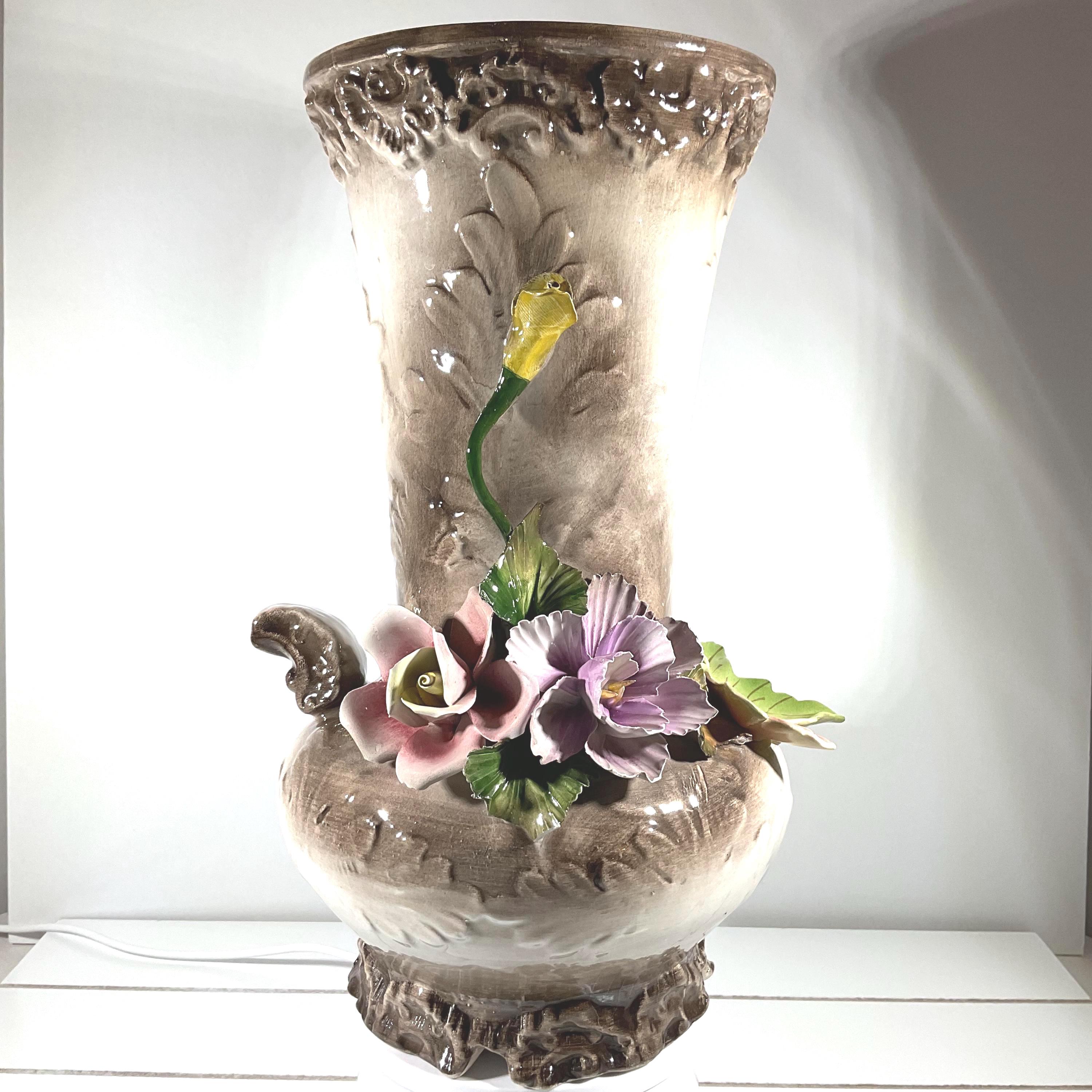 Capodimonte Flower Vase - Etsy