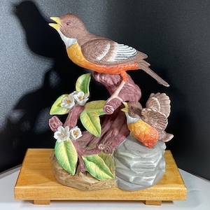 Royal Copenhagen Porcelain Robins Figurine