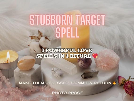Stubborn Love Obsession Spell, Love Binding Ritual, Same Day Casting