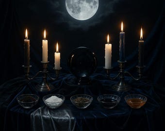 6x Full Moon Spells, Set Your Intention Once, I Perform Each Month, Love, Money, Healing, Very Personalized Spells, Very powerful ritual