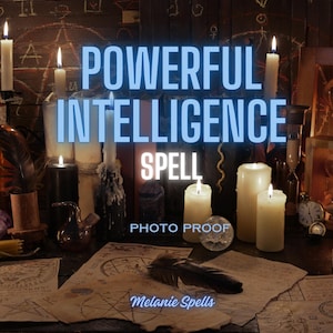 POWERFUL INTELLIGENCE and Memory spell- Boost Your IQ -Genius Spell-Increase Your Intelligence - Insight Infusion Ritual- Key Dates-Same Day