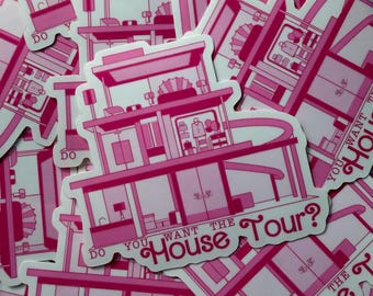 Pink Dream House Tour Sticker – Coquette Homeowner Vinyl Decal