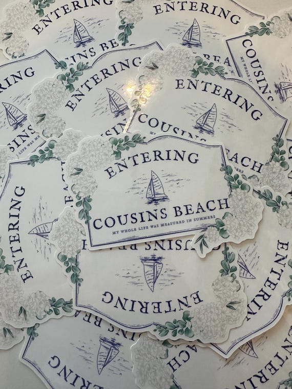 Cousins Beach TSITP Vinyl Waterproof Sticker