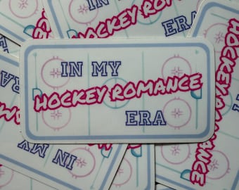 Hockey Romance Vinyl Sticker Book lover