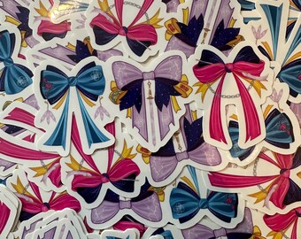 K Pop hunters bows Zoe Mira rumi tiger golden Sticker Decal