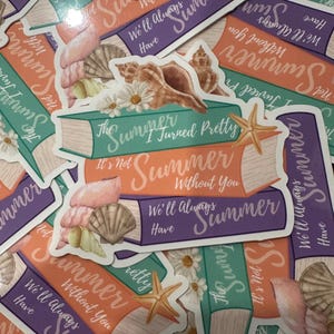 The Summer I Turned Pretty Sticker: Waterproof Vinyl Decal for TSITP Fans