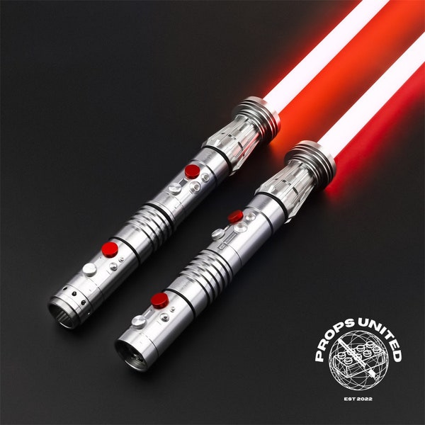 Darth Maul Ep1 Neopixel Lightsaber TPM Phantom Menace Custom Proffie V2.2, RGB w/Blade & Smooth-Swing Star Wars DM2023 Obi-Wan Kenobi Clone