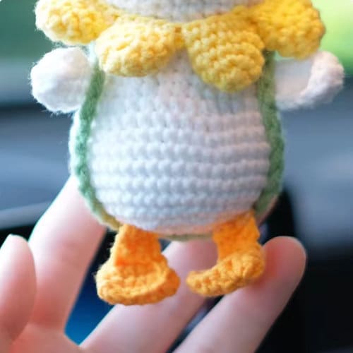 Gehäkelte Schwingende Ente - Autospiegel Hänge-Zubehör Handgefertigt