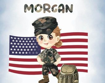 Marine Morgan-gesigneerd kinderboek, hardcover boek 1