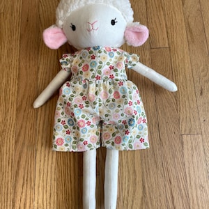 Lamb doll 15”