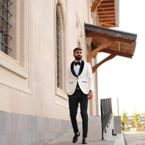 Herman Hot Sale Handsome Velvet Shawl Lapel Easy Fit Wedding Tuxedox