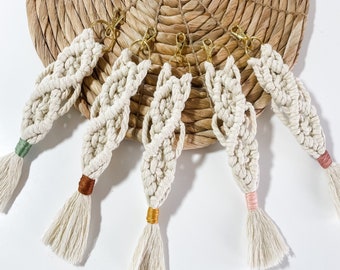 Lola Macrame Keychain