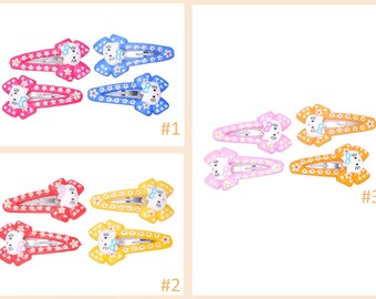 Kitty Resin Hair Clips: Adorable Accessories for Your Hairstyle! (6 PKs )