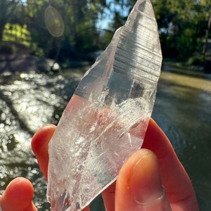 58.98g Lemurian Quarz Kristallspitze