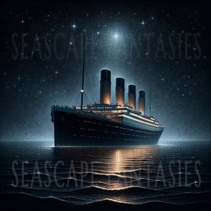 Digital - Titanic Twilight: Eleganz unter Sternenlicht