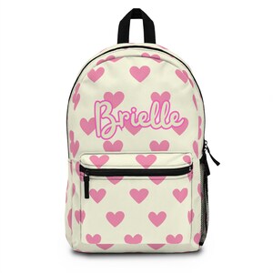 Personalized Backpack for Back to School, Custom Name Backpack, Girl&#39;s Backpack, School Bag, Gift for Kids
