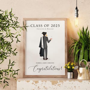 Regalo de impresión de graduación, para él, regalos de graduación para él, felicitaciones, para sus hijos, nietos, impresión de graduación, impresión de graduación para amigos