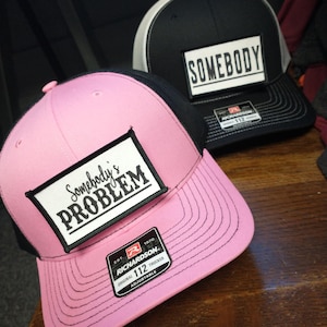 Somebody&#39;s Problem couples hats