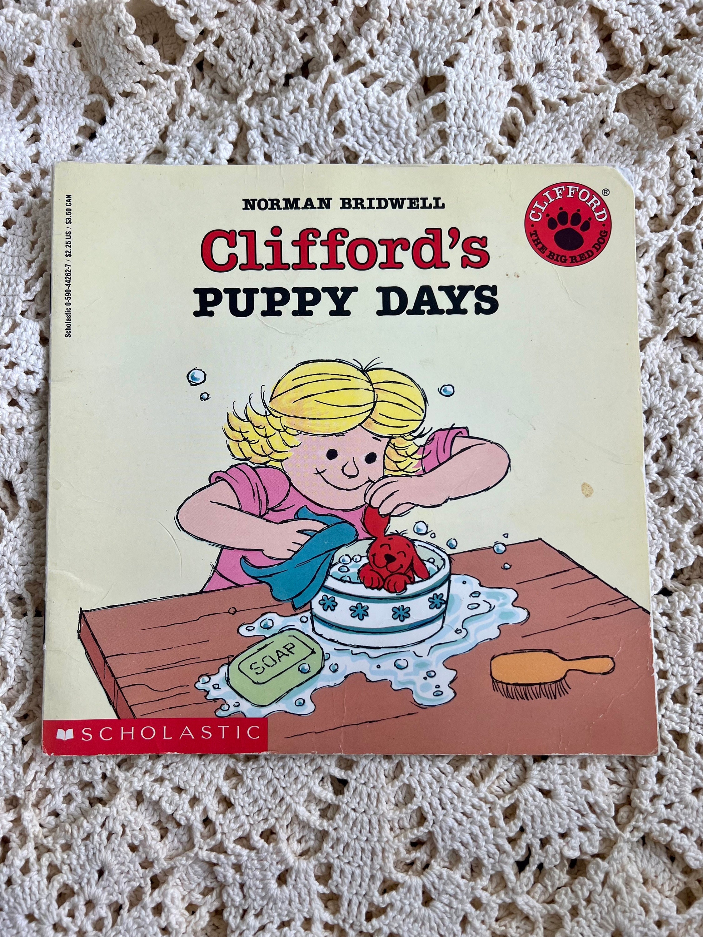 Clifford's Puppy Days clifford the Big Red Dog Paperback 1989 - Etsy