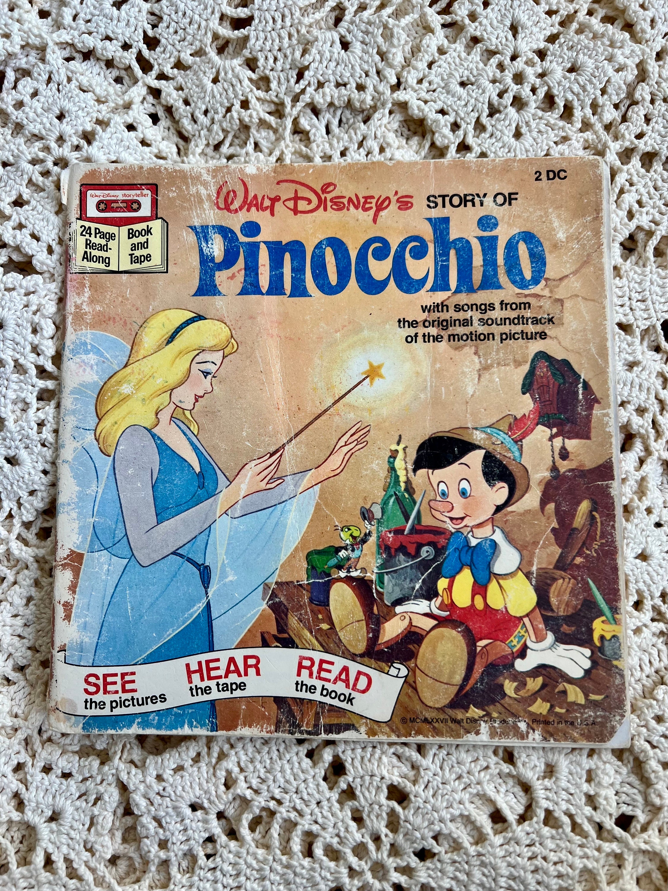 Story of Pinocchio A Disney Cassette and Book Paperback (no