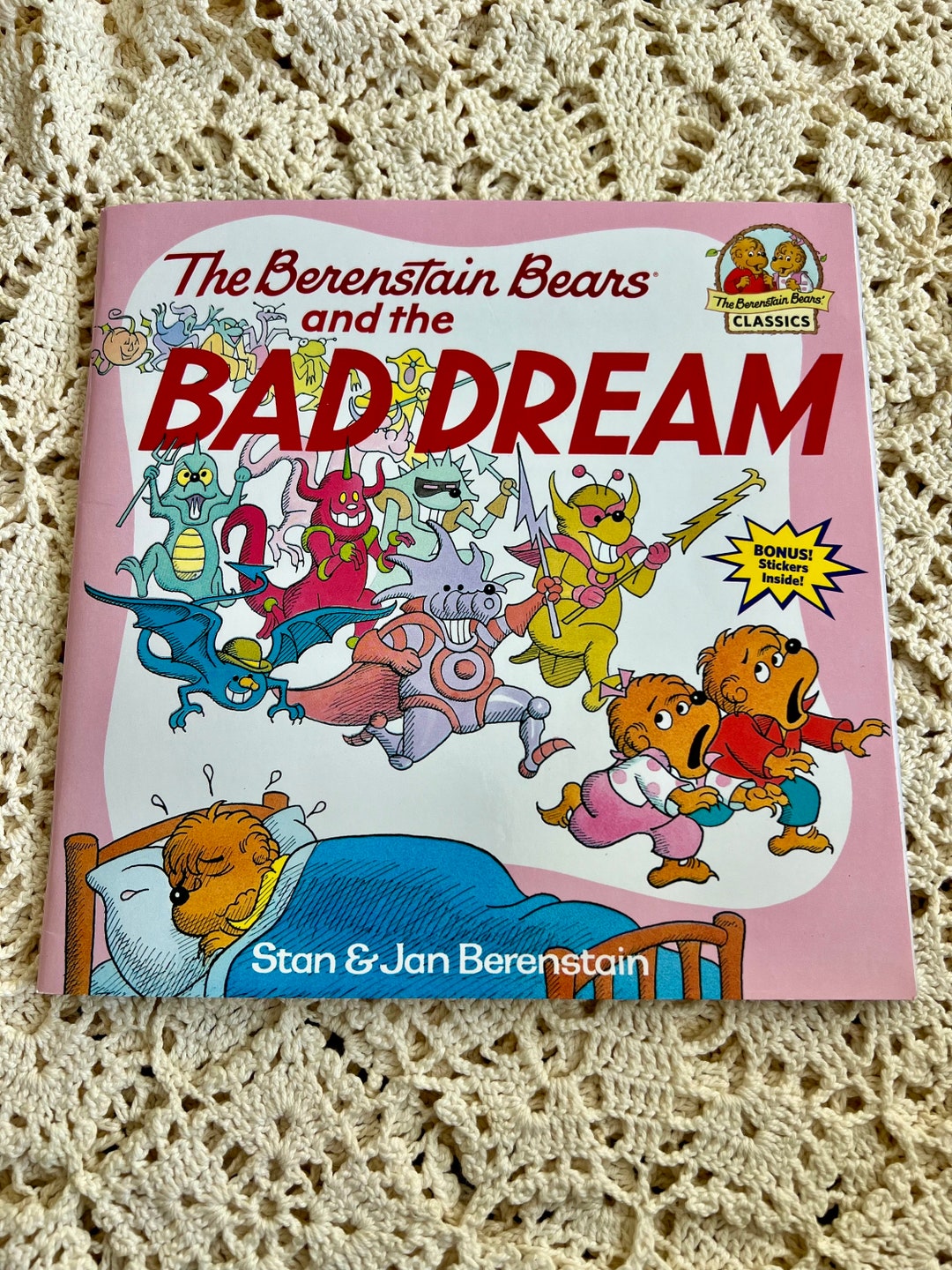 The Berenstain Bears and the Bad Dream With STICKERS Paperback - Etsy