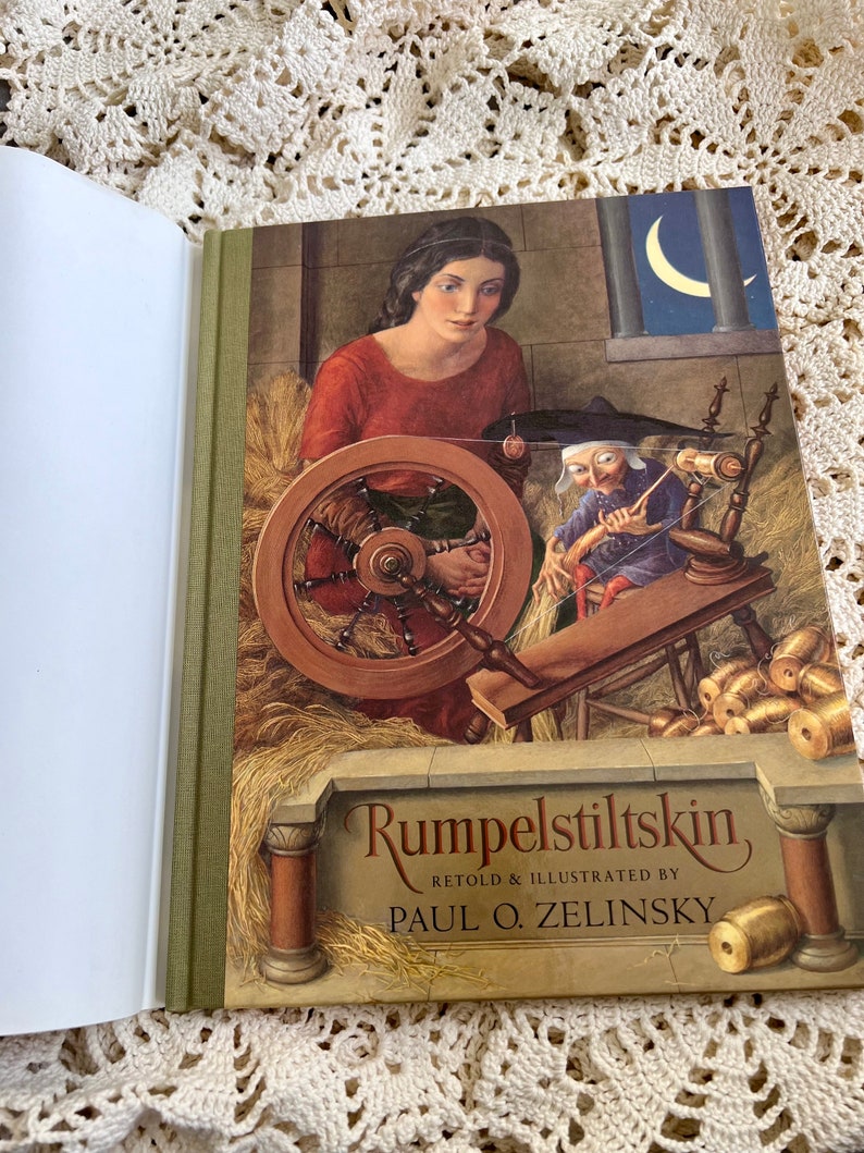 Rumpelstiltskin Hardcover by Paul Zelinsky 1986 Dustjacket Like New Etsy
