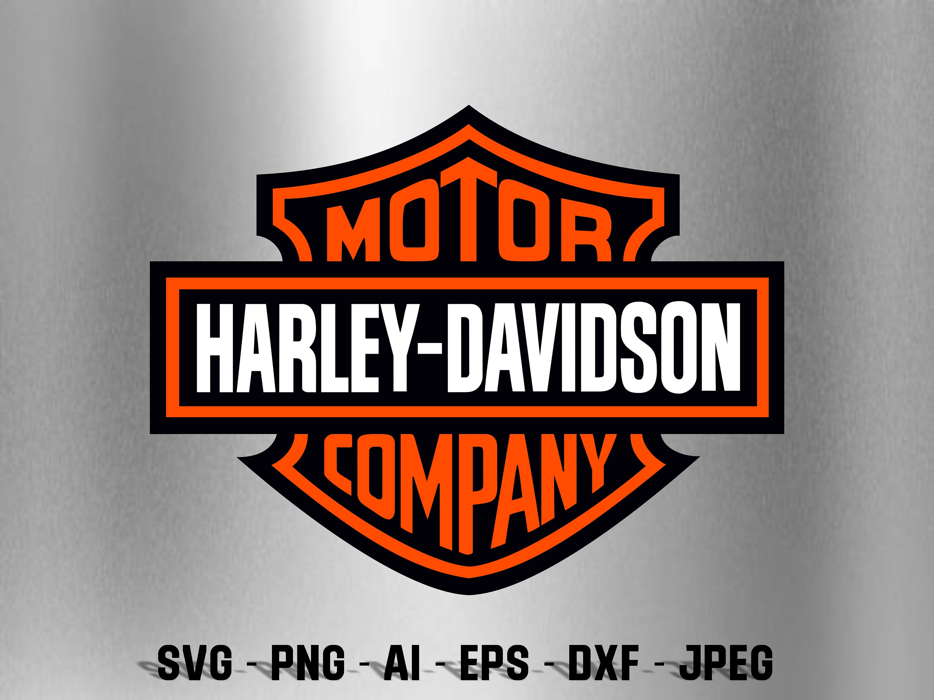 Harley Davidson Logo Svg Etsy