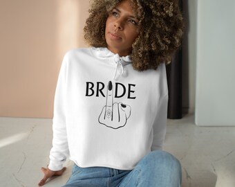 BRIDE Crop Hoodie