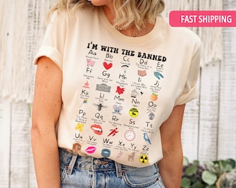 Banned Books T-Shirt,Reading TShirt,Vintage Bookish Shirt,Book Lovers Retro Shirt,Library Person Book Lover,Aesthetic Book Lovers Gift,Teach