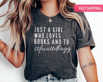Stfuattdlagg Books T-Shirt, Bookish Shirt Dark Romance Smut Gift, Book Lovers Booktok, Romantasy Reader Tee, Stfuattdlagg Spicy, Smut Lover