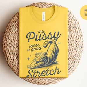 Raunchy Cat Shirt, Inappropriate Shirts for Women, Unhinged Tshirt, Embarrassing Offensive TShirts, Gen Z Meme Funny Gag Gift White Elephant image 6