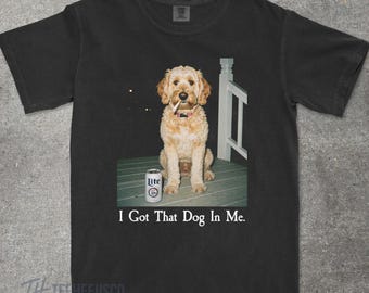 Tengo ese perro dentro de mí, camiseta Golden Doodle, mamá Doodle, camiseta divertida para perros, regalo para amantes de los perros, camiseta divertida con memes, camiseta Vintage Comfort Colors®