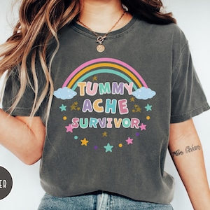 Tummy Ache Survivor Funny Shirt, My Tummy Hurts Lactose Shirt, Ironic Sarcastic Shirt, Weirdcore Meme Shirt, Comfort Colors Shirt, Y2K Shirt